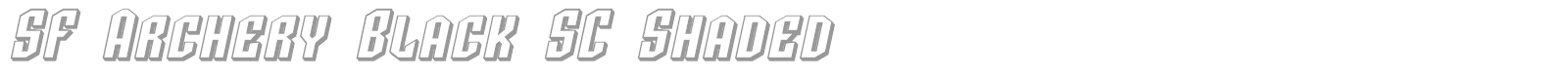 SF Archery Black font preview